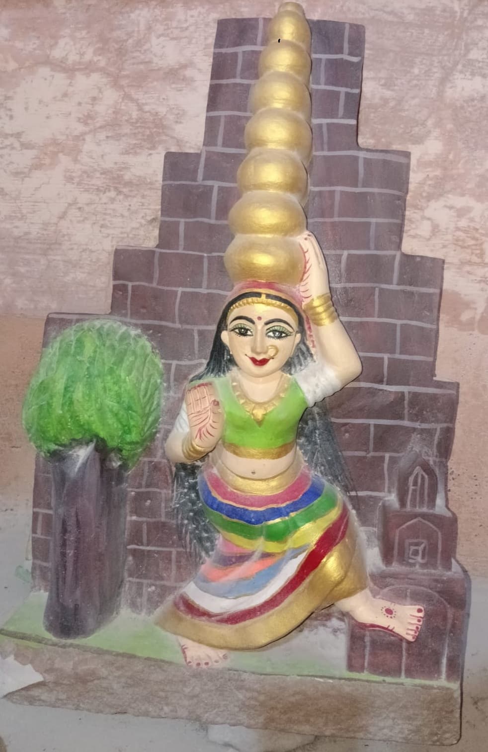 Handcrafted Stone Statue of Lodi Mata.