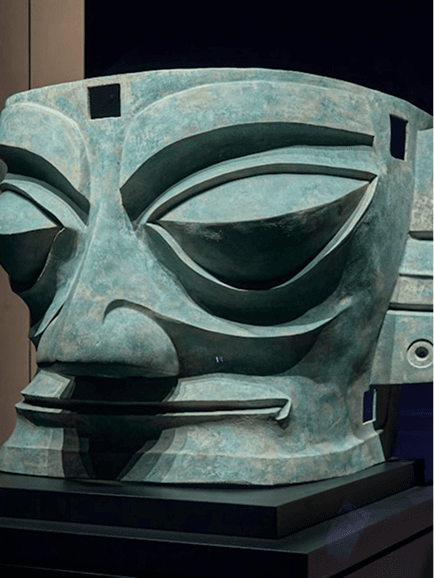 Benin Bronze Commemorative Head