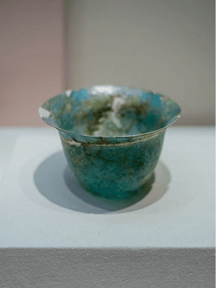 Islamic Enameled Glass Beaker
