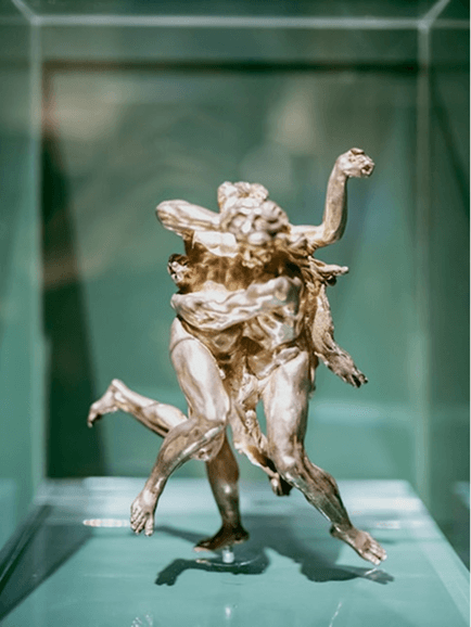 Mesopotamian Silver Votive Pair